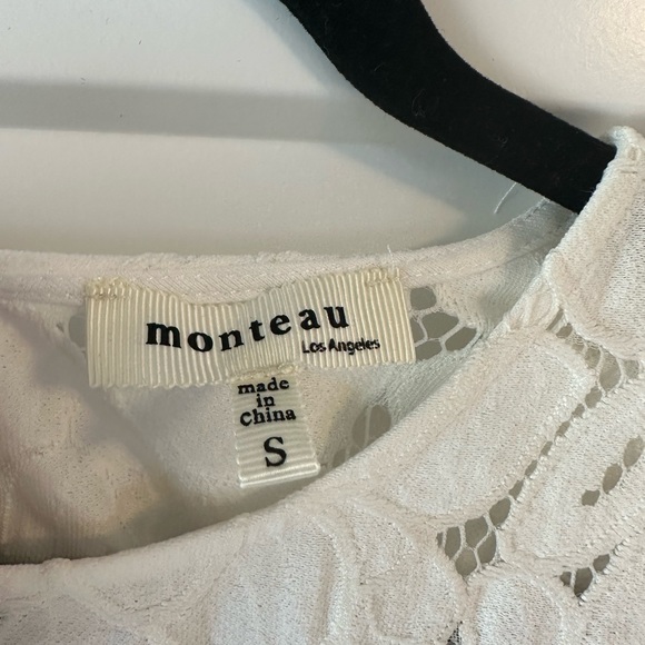 MONTEAU, Women’s White Dress, Size Small - Picture 3 of 3
